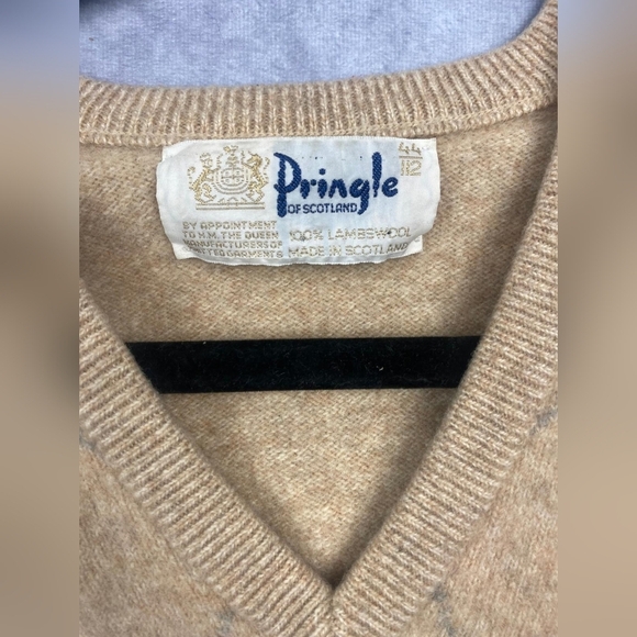 Pringle 44/XL 100% Lambswool Sweater Vest Scotland - Picture 3 of 5